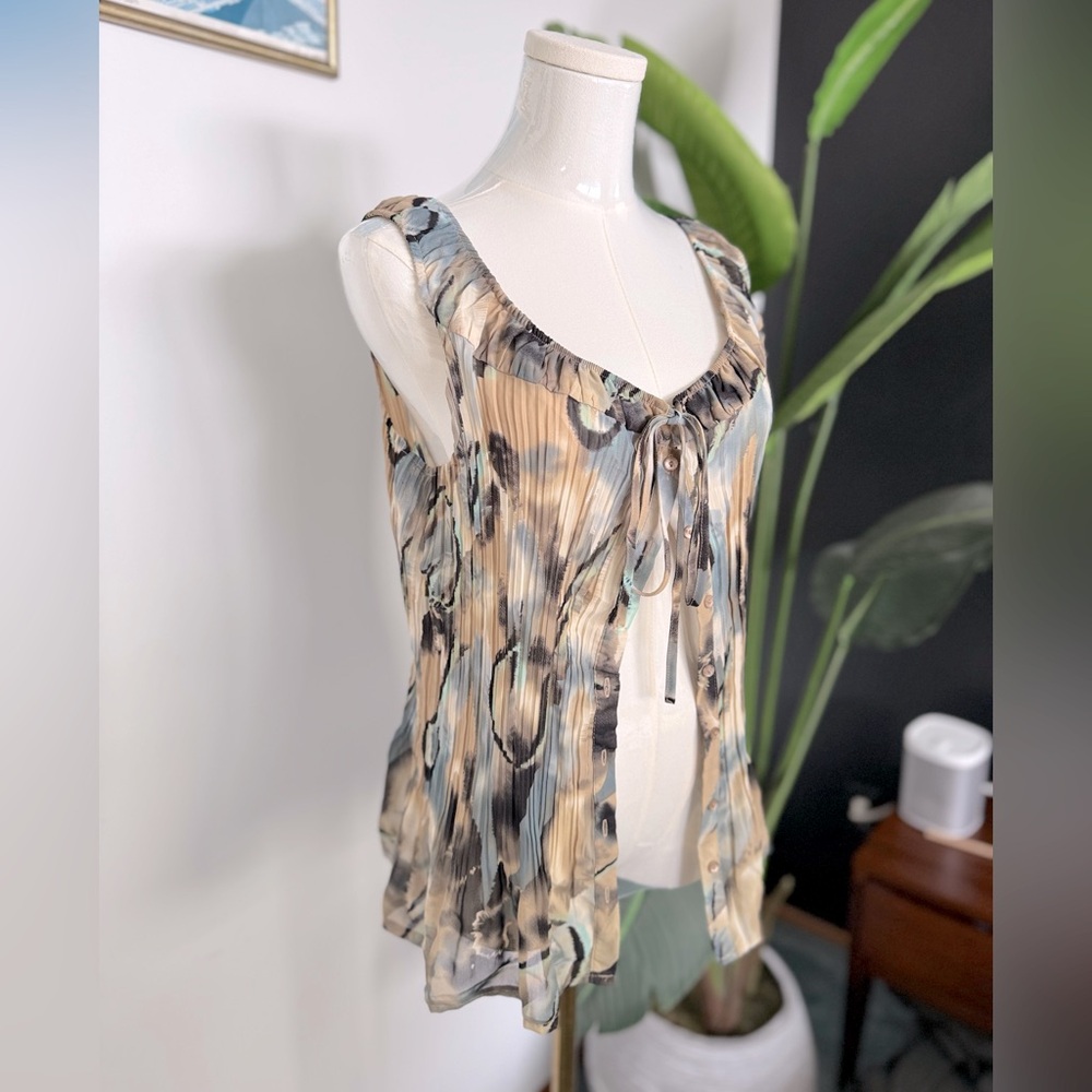 Boho feminine Y2K Multicolor Sleeveless Top